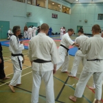 Shihan Mac Robertson zeigt Kyokoshin Karate