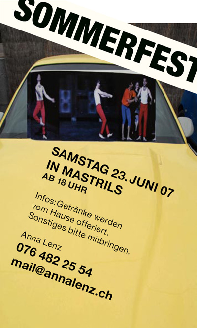 Flyer Sommerfest 2007