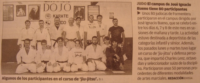 Diario de Ibiza Artikel zum Training in Formentera